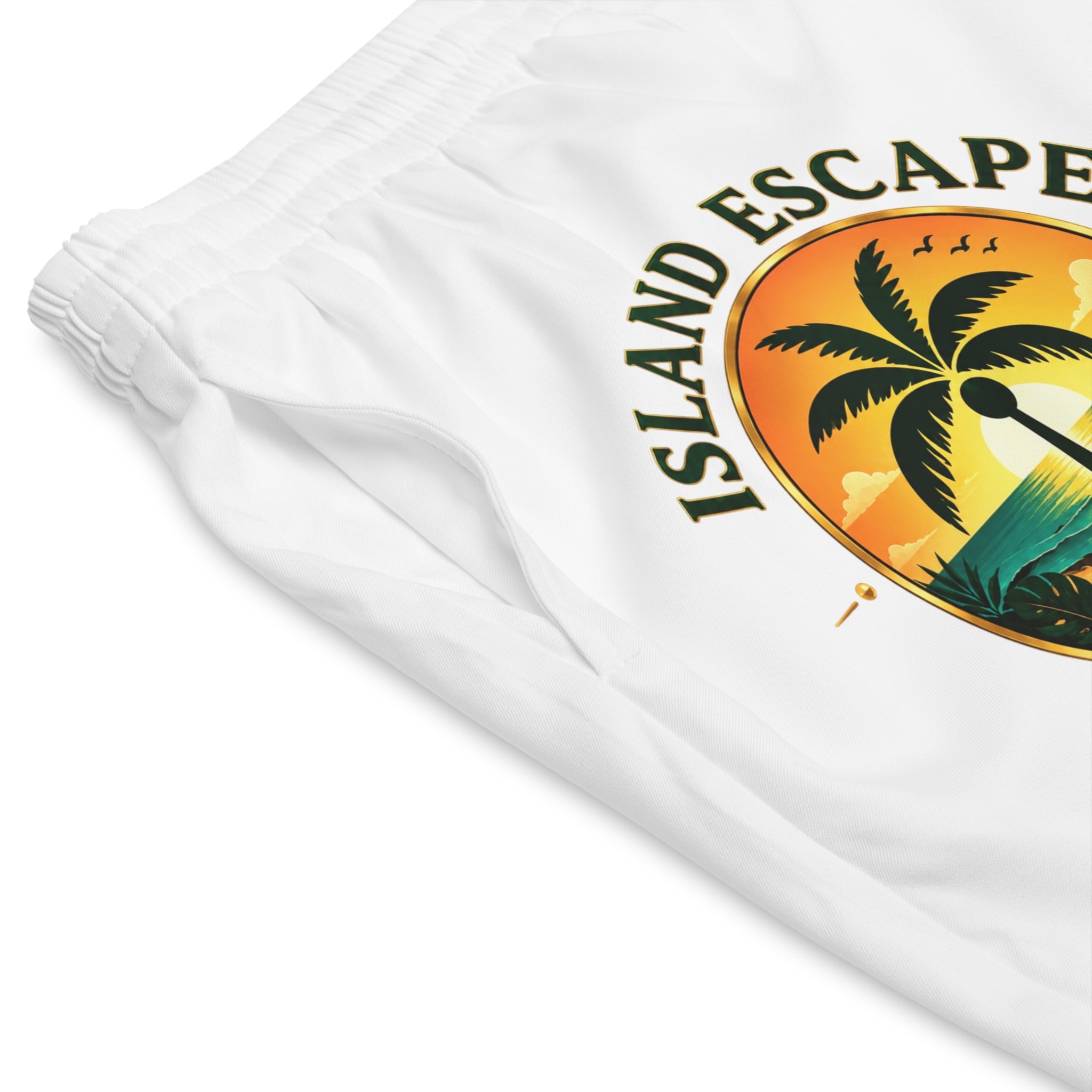 Men's Elastic Beach Shorts (AOP)