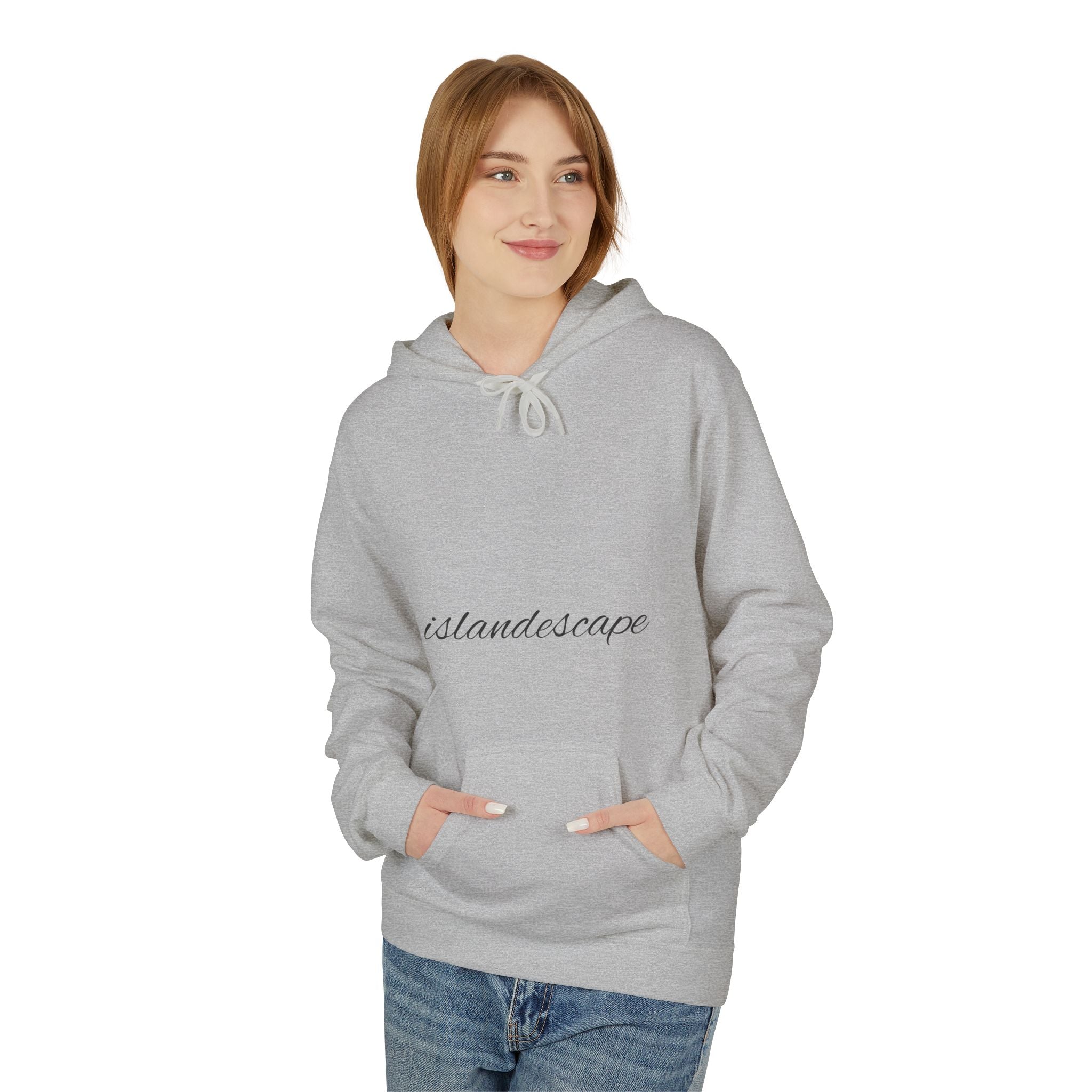 Island Escape Hoodie — Barbados Palm Sunset Graphic