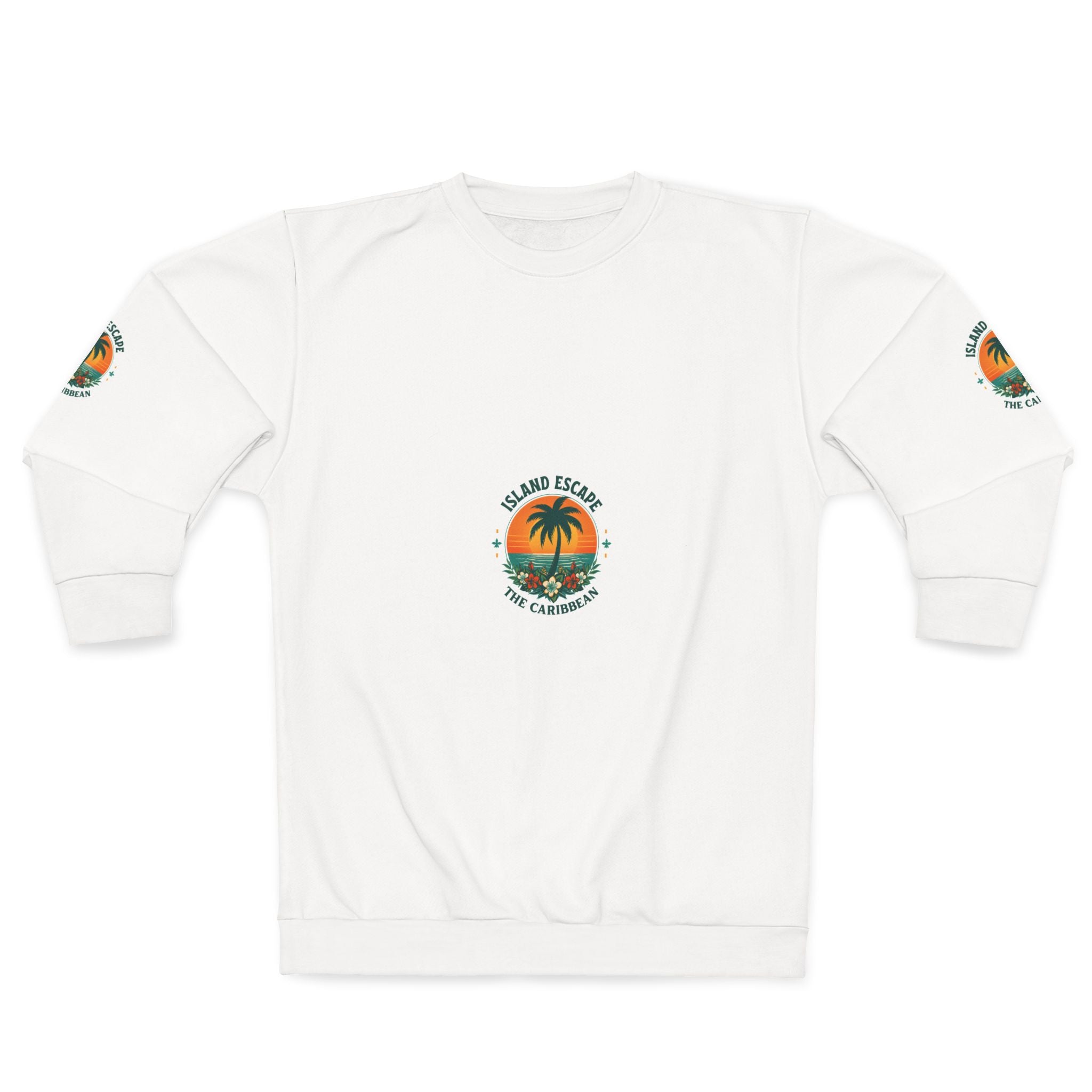 Island Escape Sweatshirt — Tropical Palm Crewneck