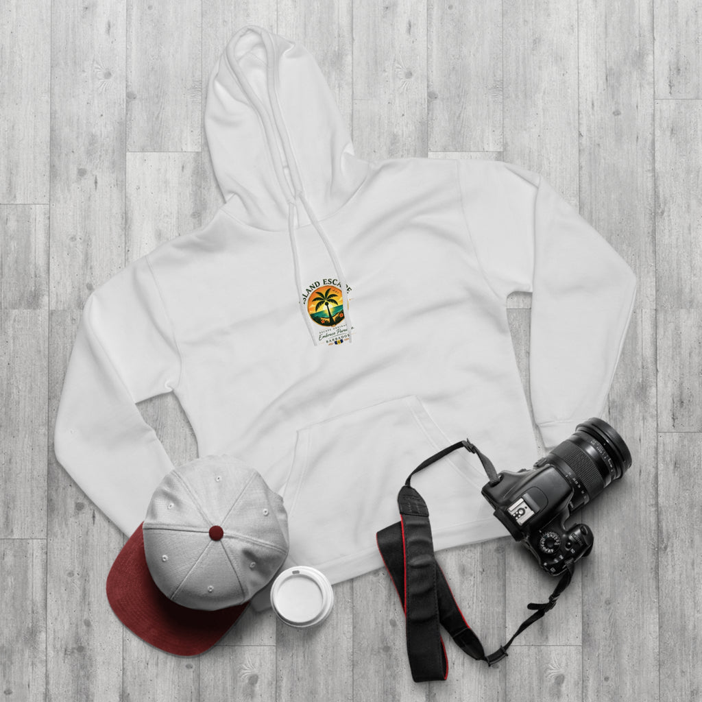 Island Escape Hoodie — "Embrace Paradise" Barbados Pullover