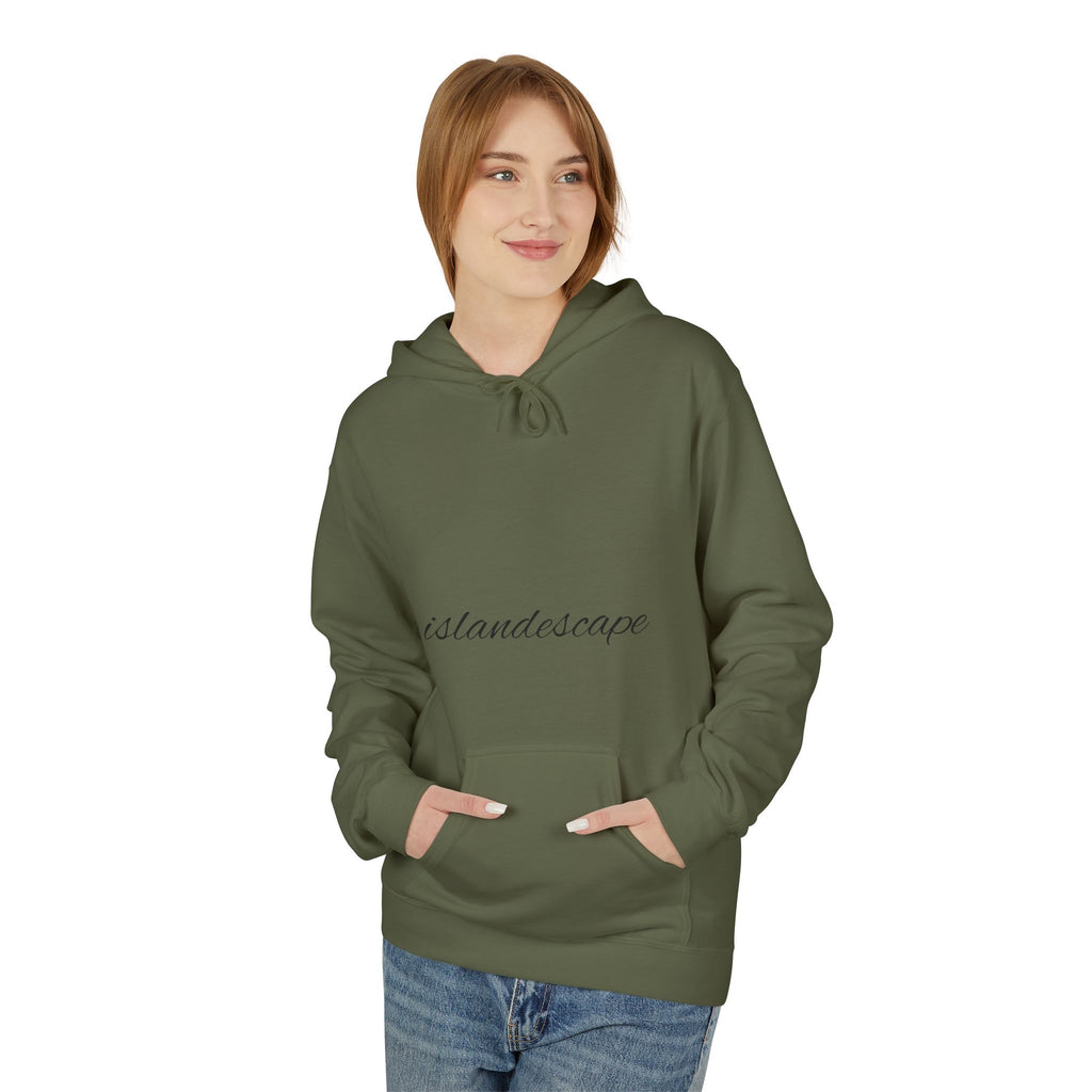 Island Escape Hoodie — Barbados Palm Sunset Graphic