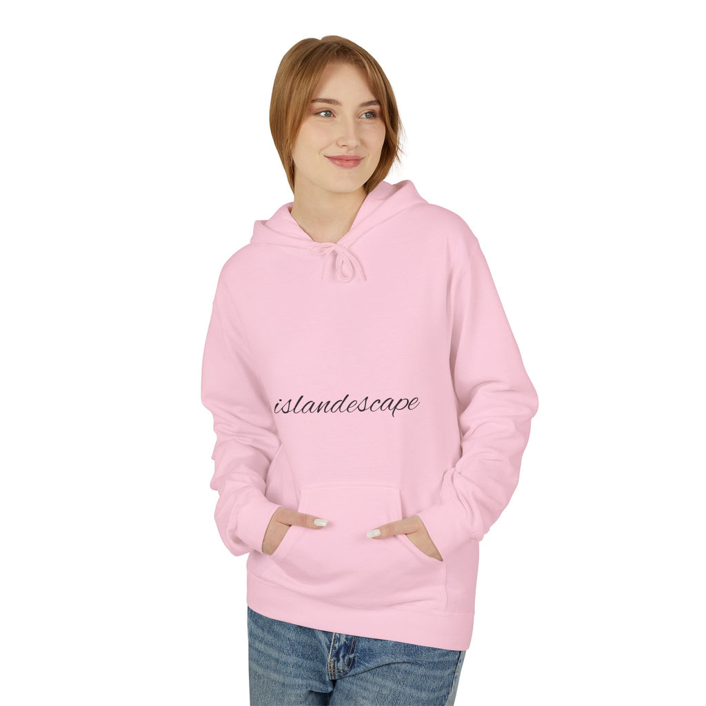 Island Escape Hoodie — Barbados Palm Sunset Graphic