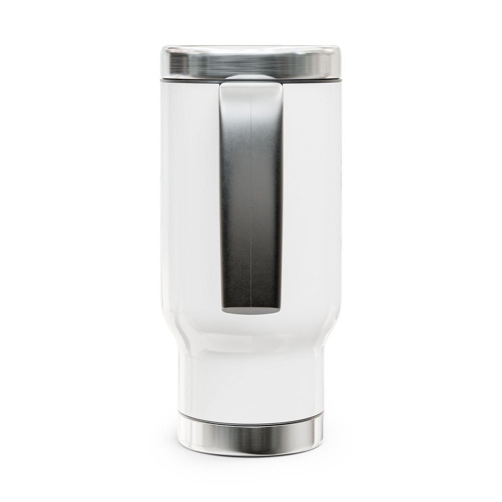 Island Escape Barbados 14oz Travel Mug — Stainless Steel Handle Tumbler