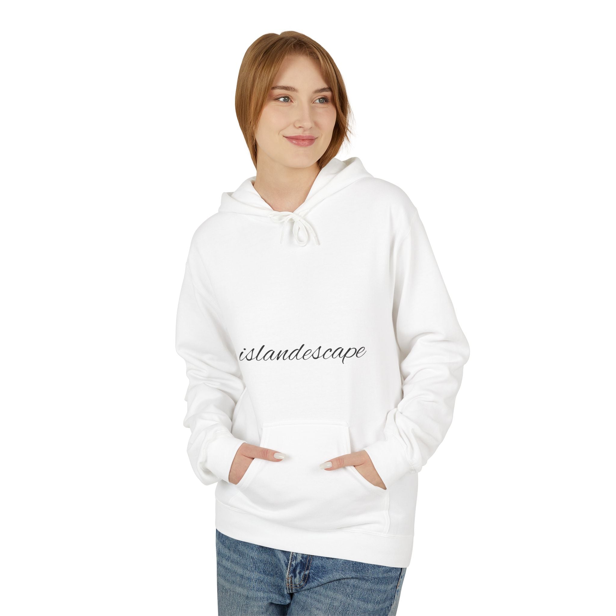 Island Escape Hoodie — Barbados Palm Sunset Graphic