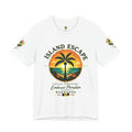 Island Escape Barbados T‑Shirt — Embrace Paradise Palm Tree Sunset Tee