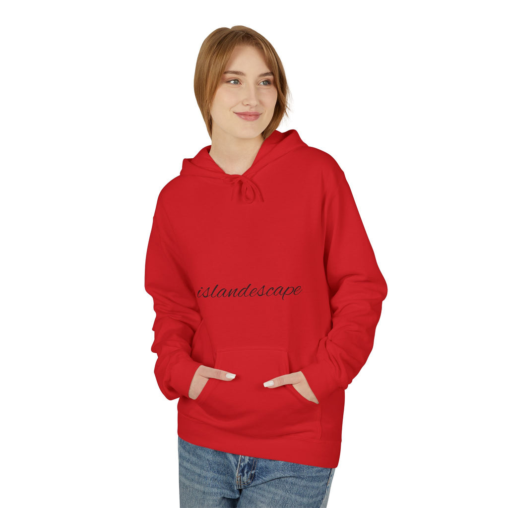 Island Escape Hoodie — Barbados Palm Sunset Graphic