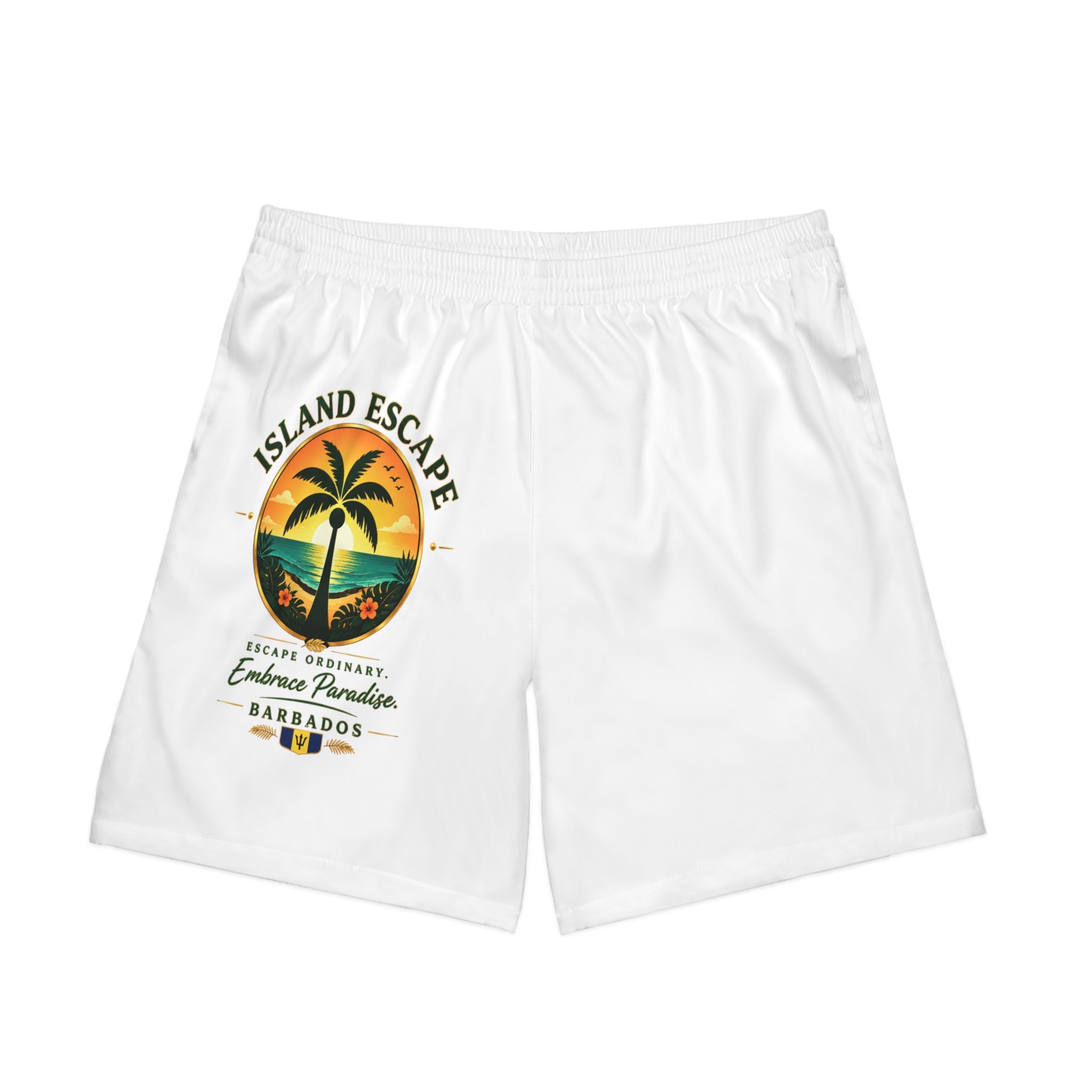 Men's Elastic Beach Shorts (AOP)