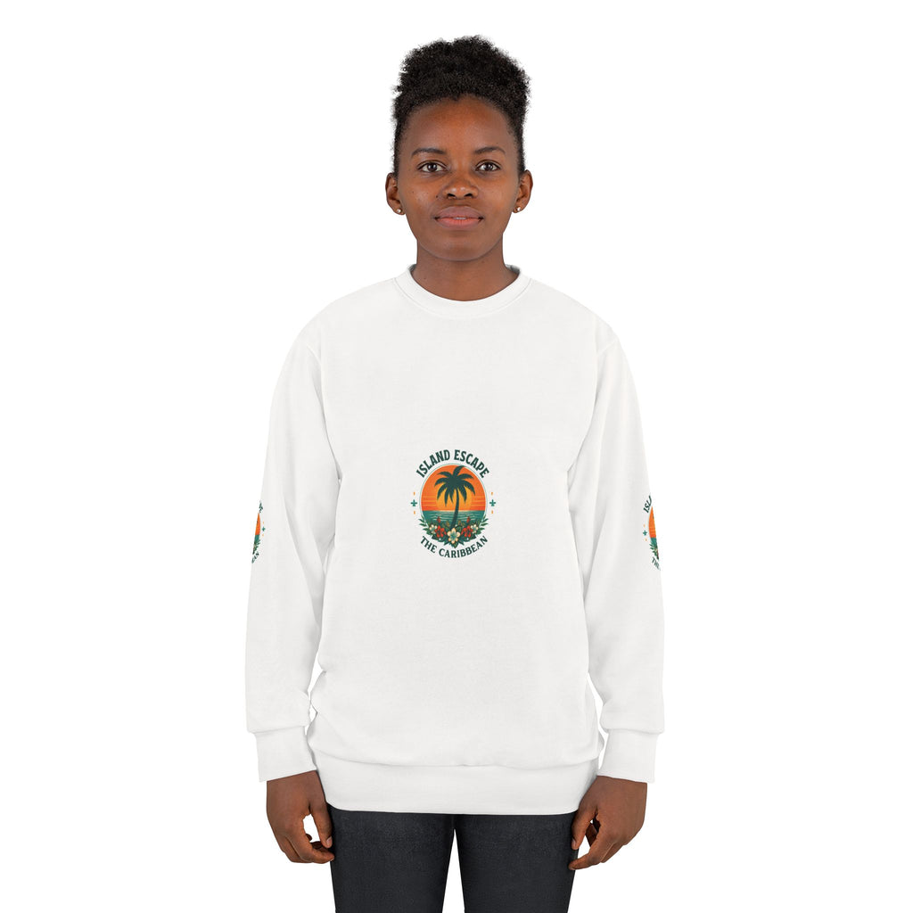 Island Escape Sweatshirt — Tropical Palm Crewneck
