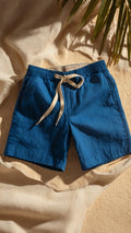 Sunset Palms Shorts - Black/White