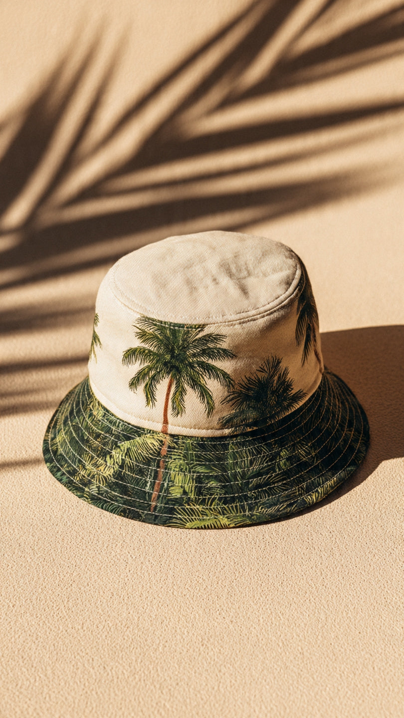 Sunset Palms Bucket Hat