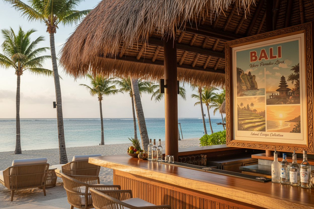 Bali Beach Bar Mockup
