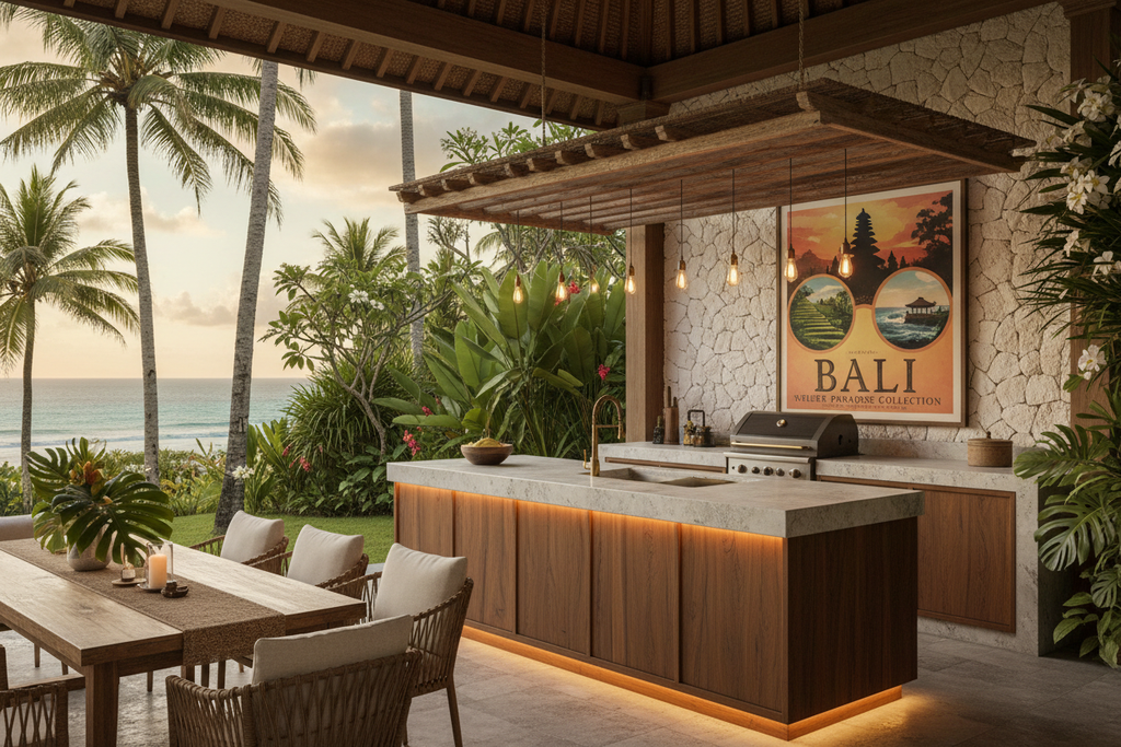 Bali Outdoor Kitchen Mockup