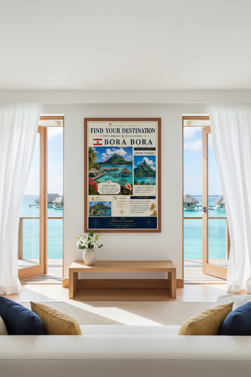 Bora Bora — Find Your Destination | Coordinates Collection Signature Series CC-002