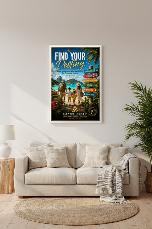 Family Caribbean Adventure Mockup