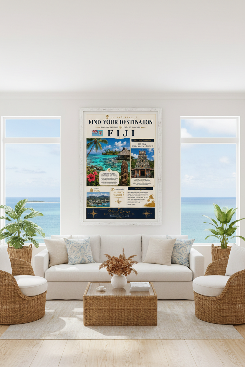 Fiji — Find Your Destination | Coordinates Collection Signature Series CC-005