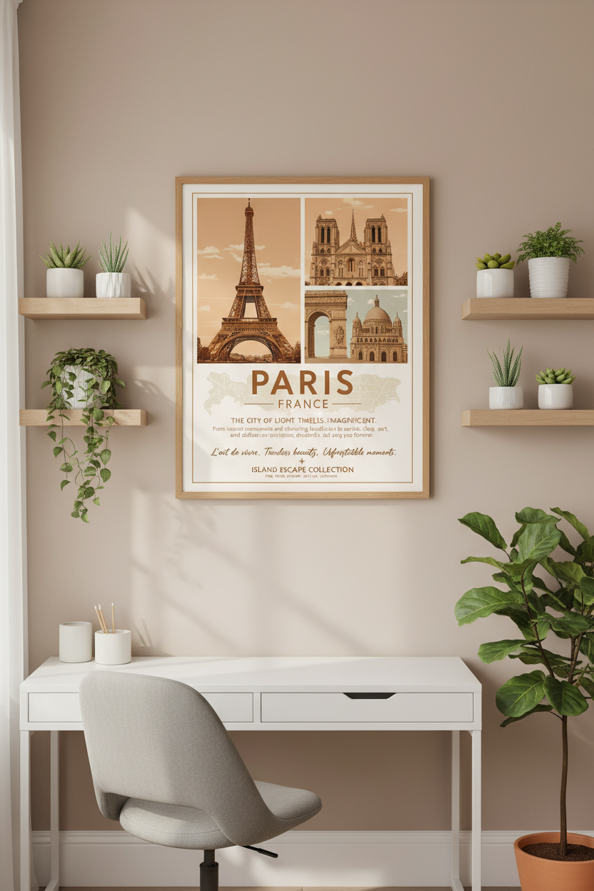 Paris Home Office Mockup