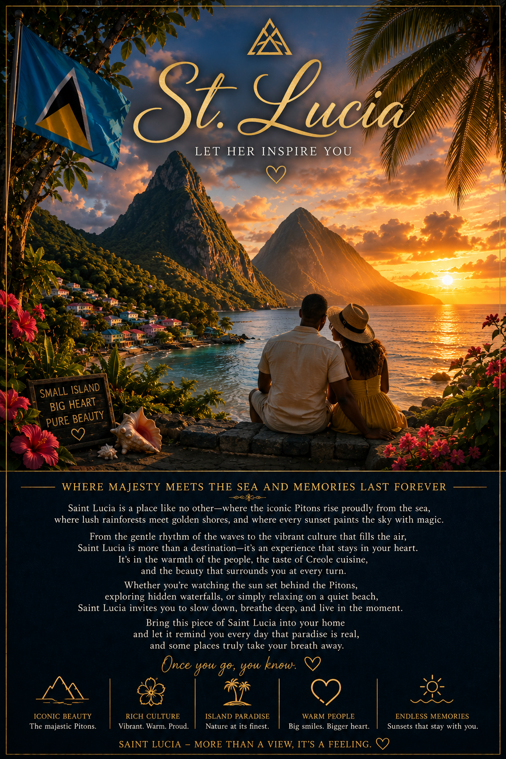 Caribbean Soul — Barbados & Saint Lucia | 2-Print Collection
