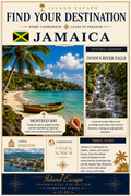 Jamaica — Find Your Destination | Coordinates Collection CC-002