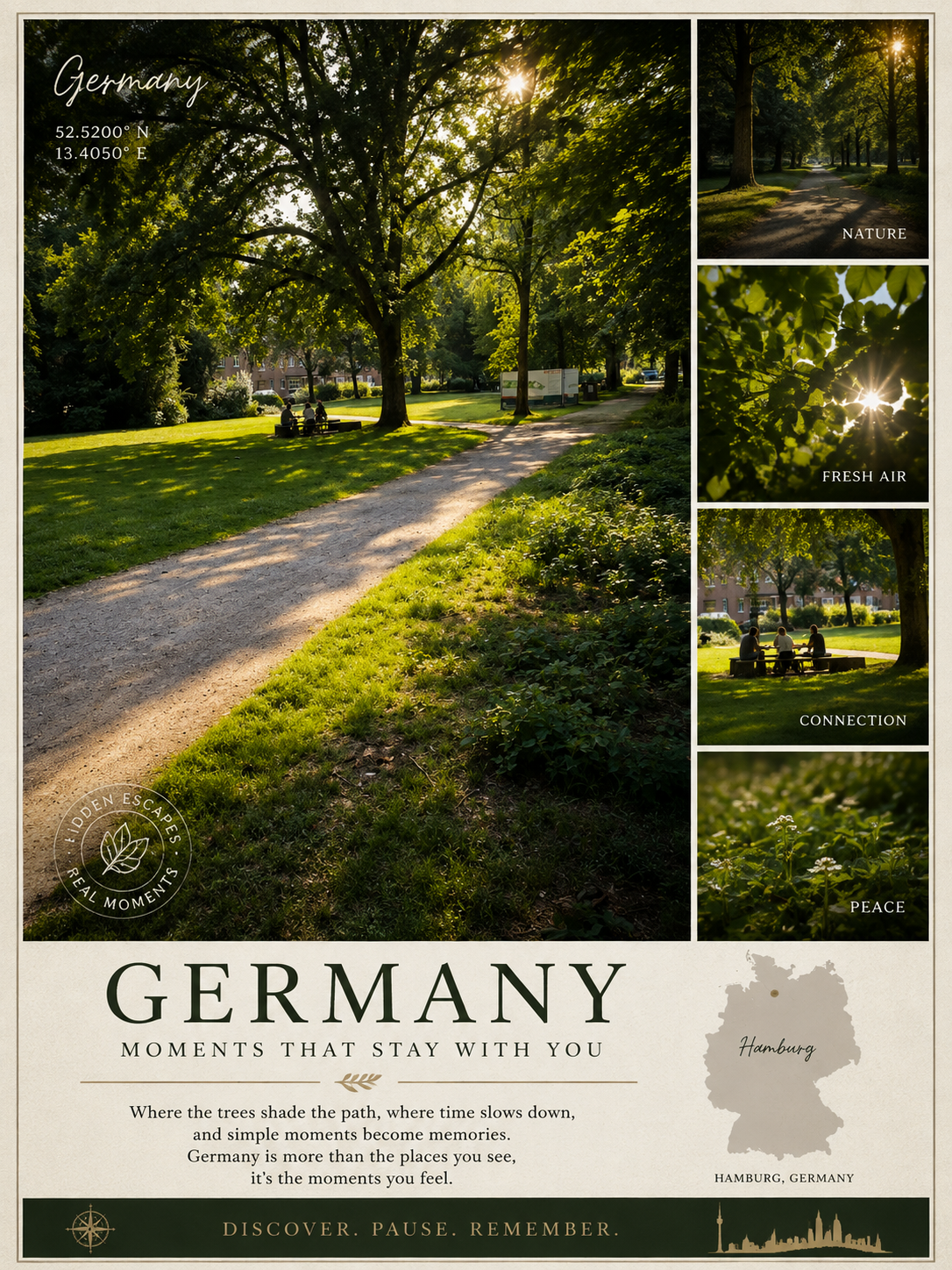 Germany — Where the Trees Shade the Path | Hidden Escapes Collection