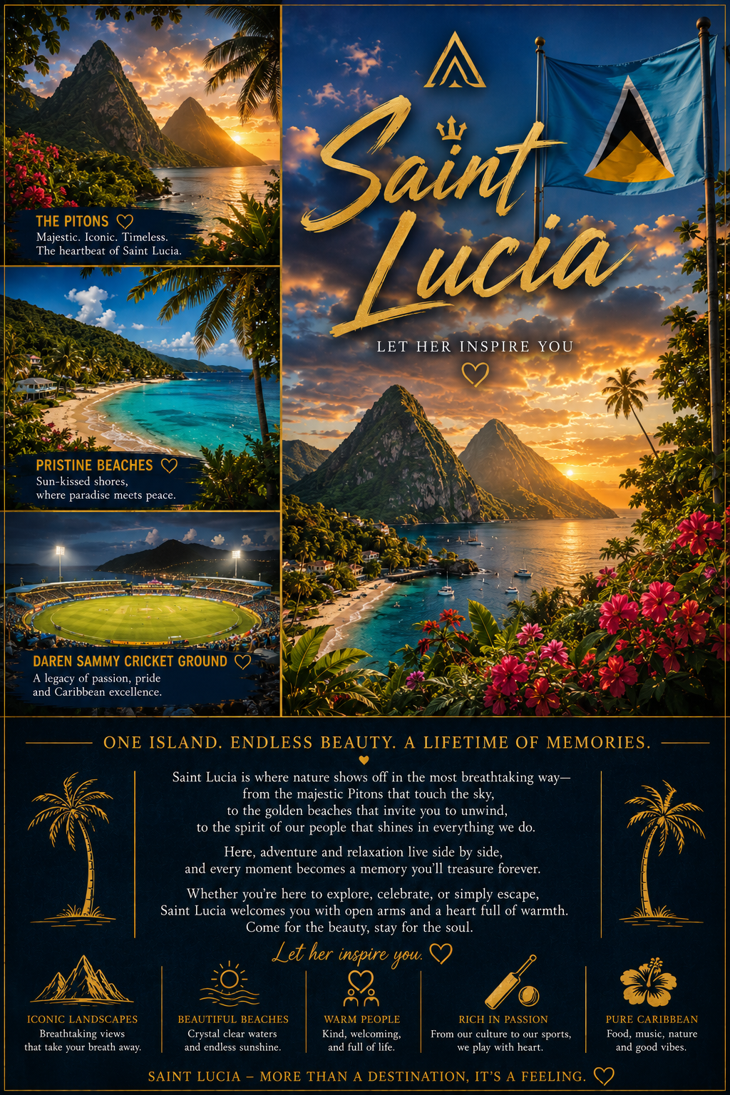 Saint Lucia — Let Her Inspire You | Caribbean Legacy Collection