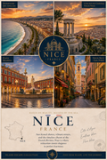 Nice France — Premium Digital Wall Art Print | Island Escape Collection