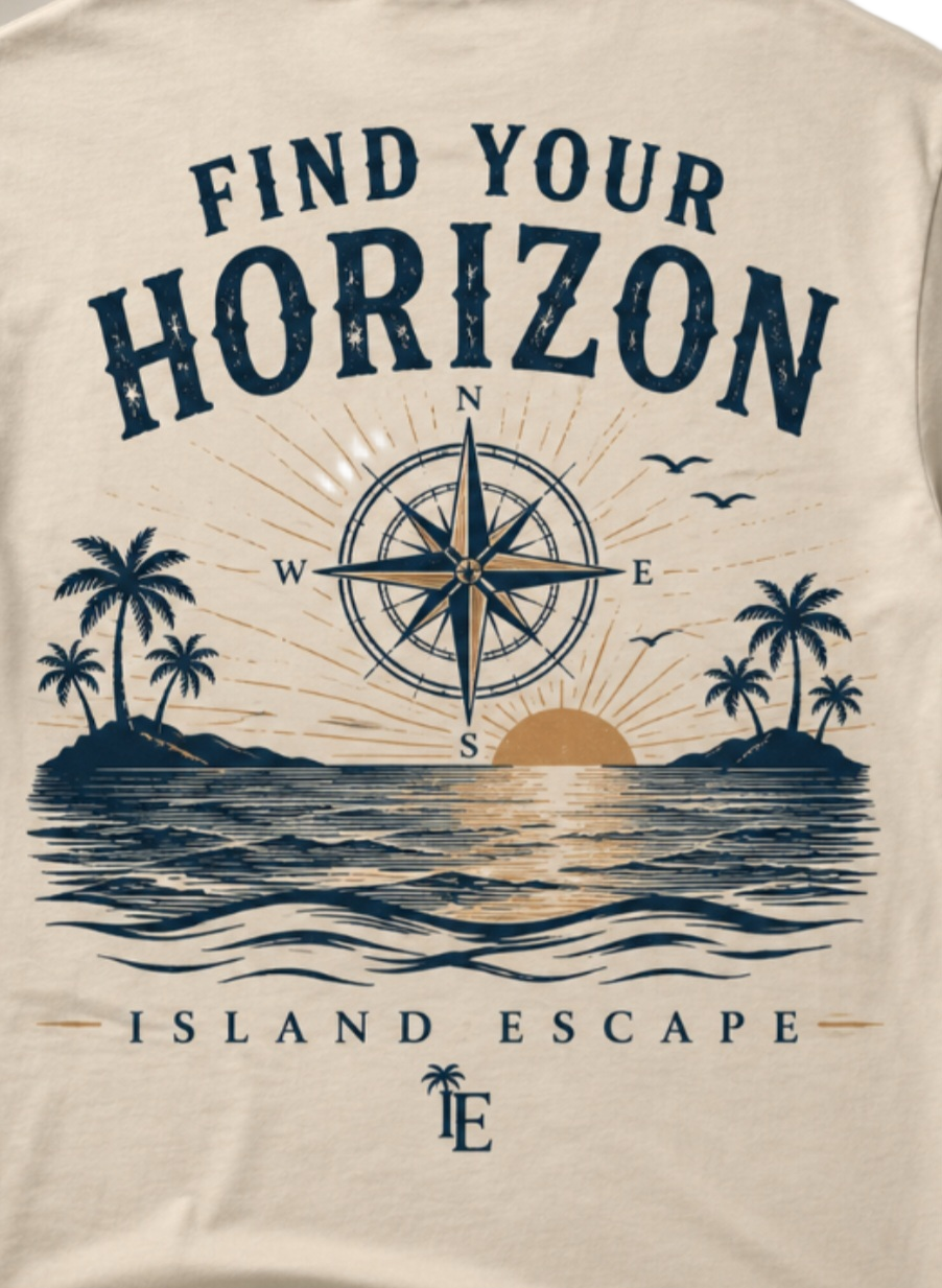 Find Your Horizon — Island Escape | Premium Printable Wall Art