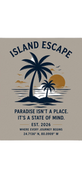 Paradise Isn't A Place — Island Escape | Premium Printable Wall Artave a plan