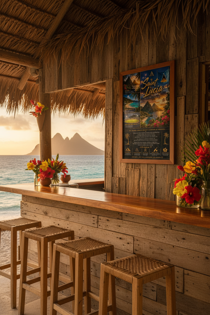 Saint Lucia Beach Bar